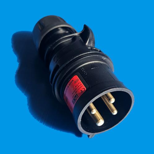 PCE - Spina CEE mobile 16A 400V 4 POLI NERA